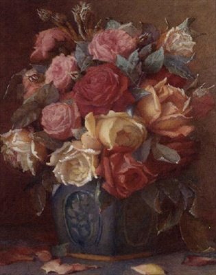 Rosen in einer Vase von Frederick R. Spencer