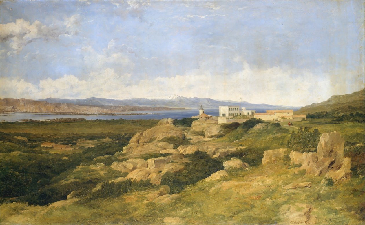 Residenz von General Garibaldi in Caprera, 1865 von Frederick Richard Lee