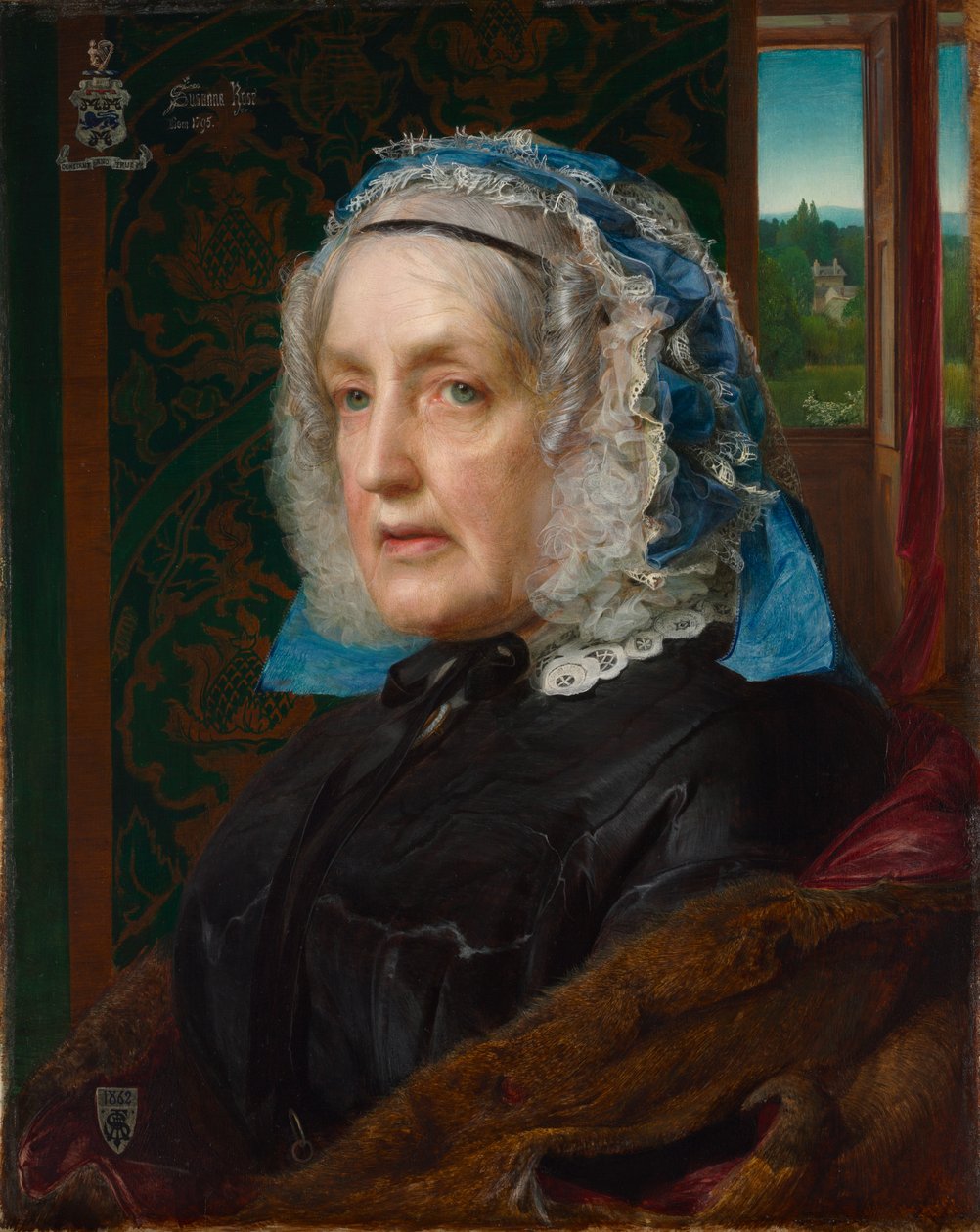 Porträt von Susanna Rose von Frederick Sandys