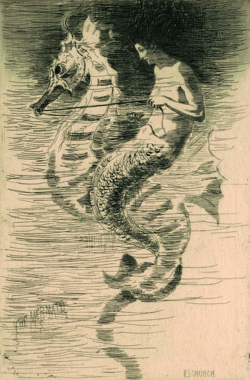 Die Meerjungfrau, ca. 1881 von Frederick Stuart Church