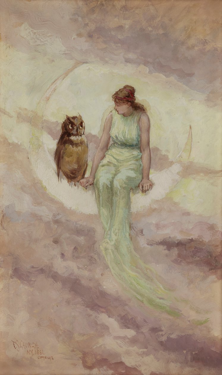 Die Tochter der Hexe, 1881 von Frederick Stuart Church