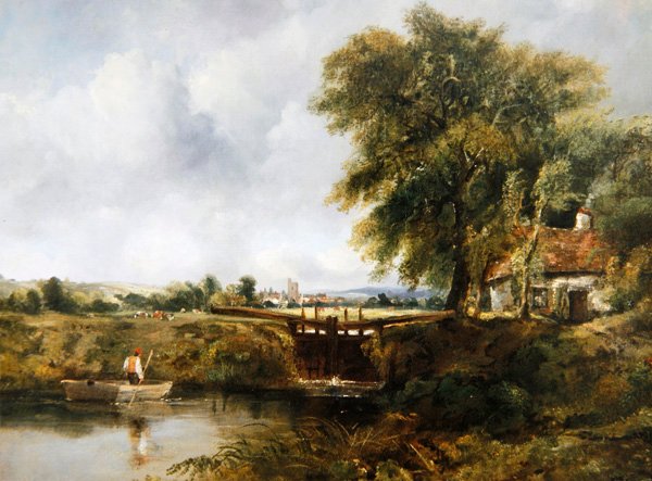 Dedham Schleuse von Frederick Waters Watts