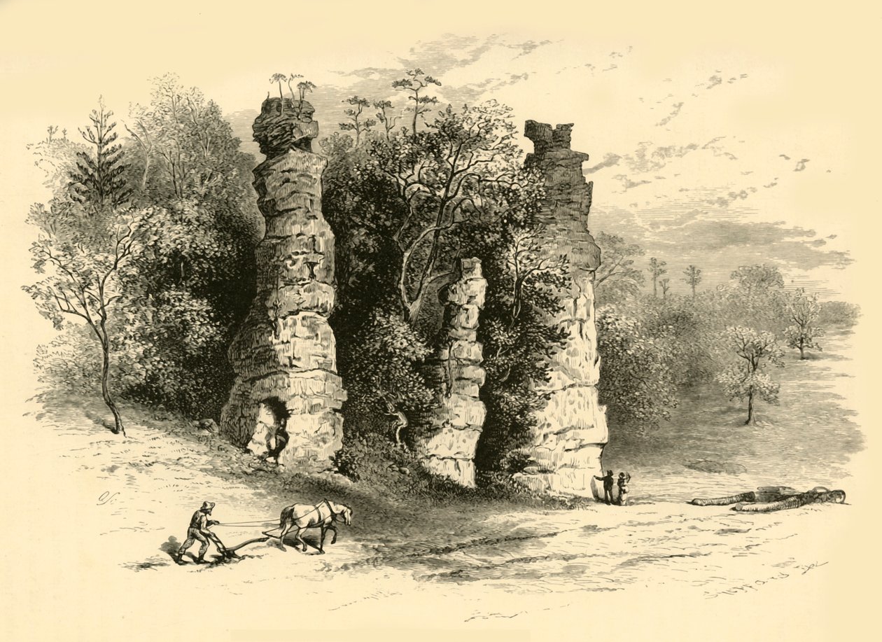 Natürliche Türme von Frederick William Quartley