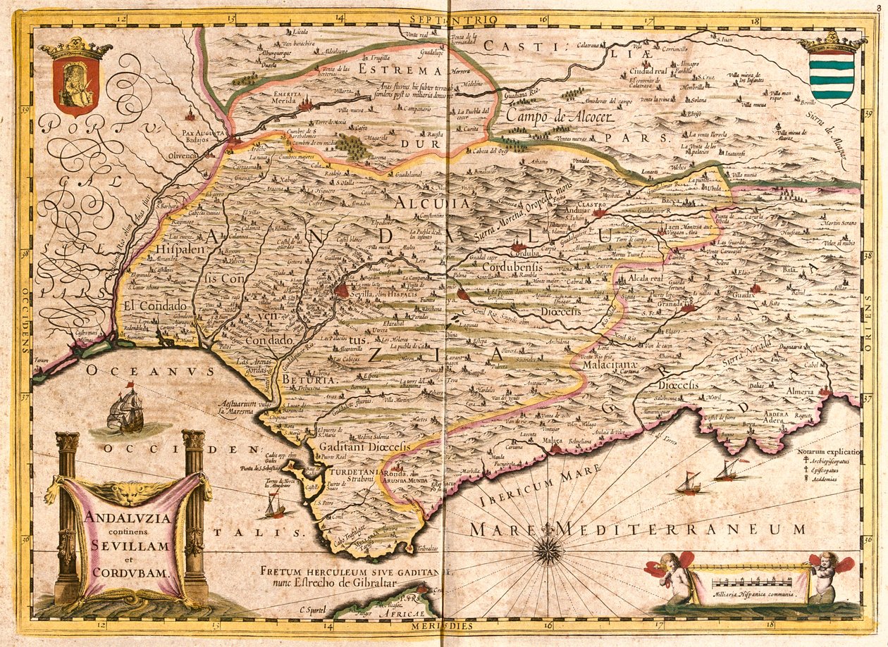 Andalusien, Spanien von Frederick de Wit