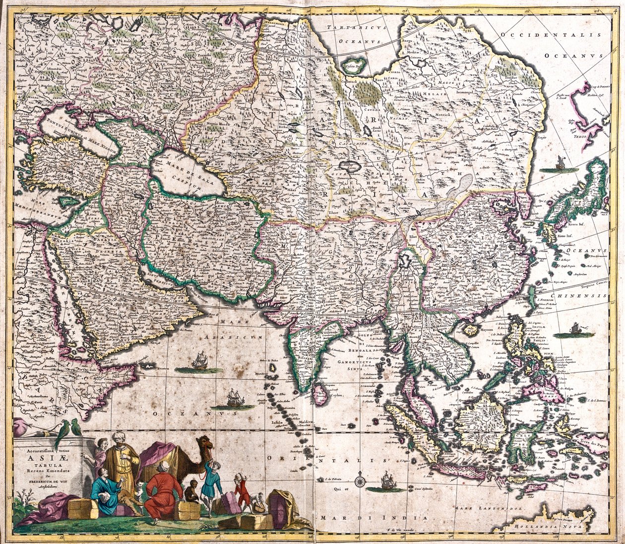 Asien von Frederick de Wit