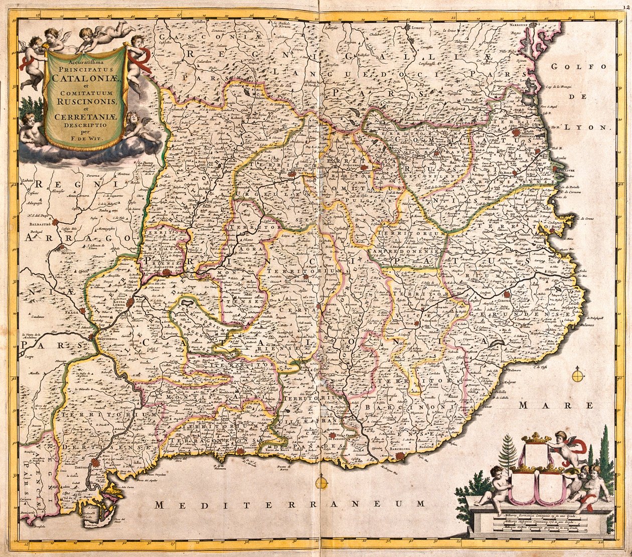 Katalonien, Spanien von Frederick de Wit