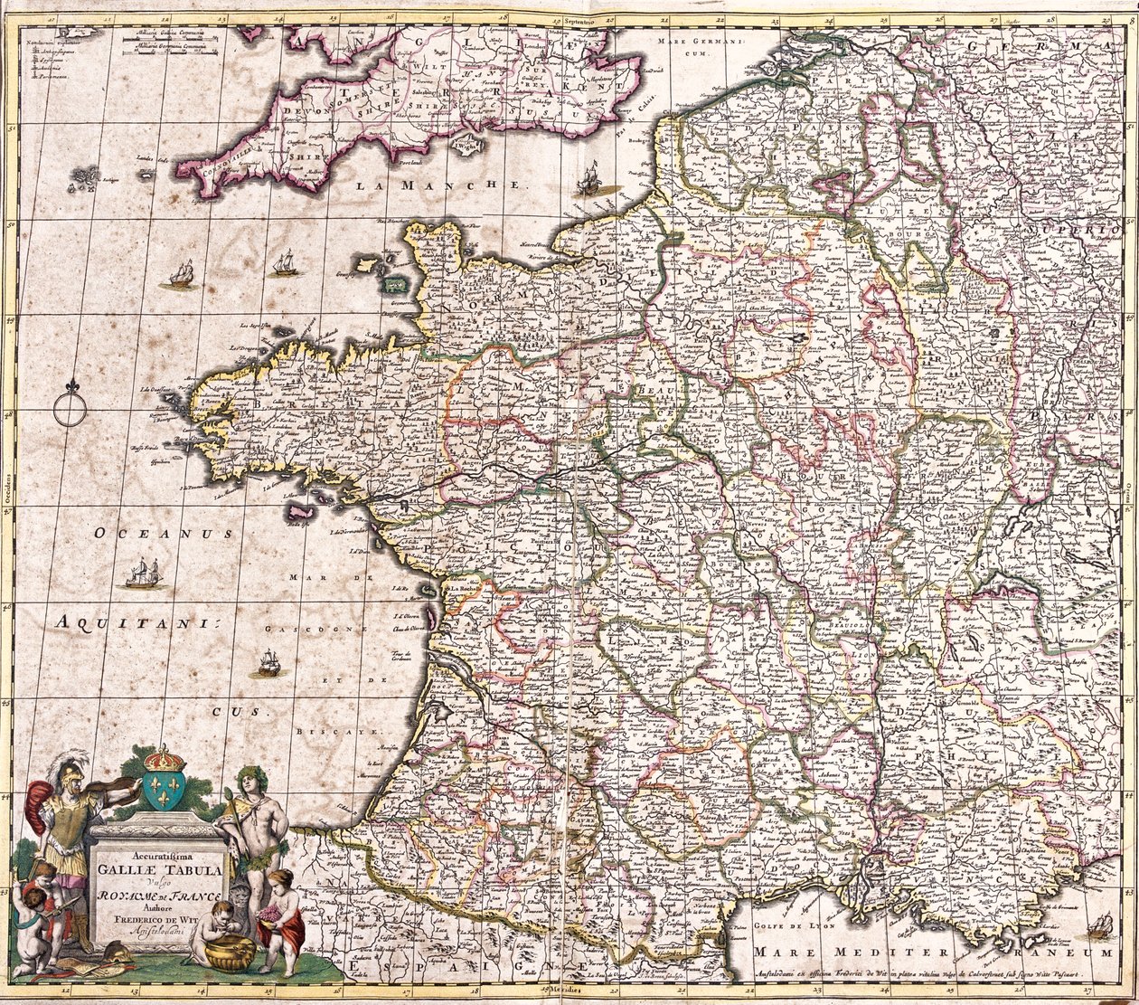Frankreich von Frederick de Wit