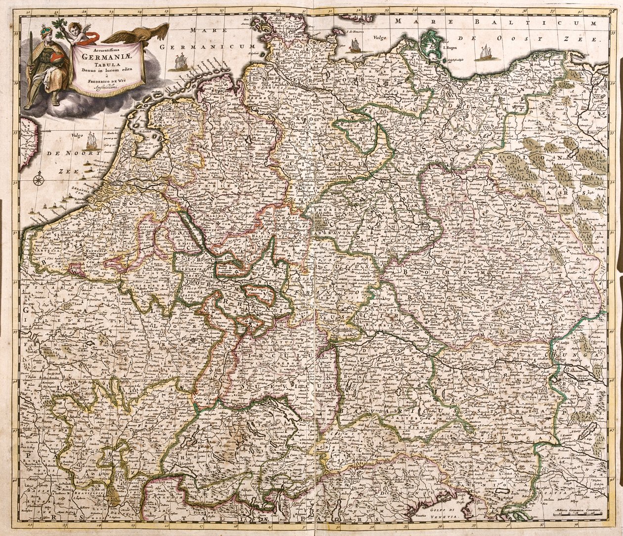Deutschland von Frederick de Wit