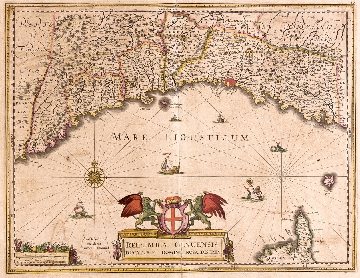 Ligurien, Italien von Frederick de Wit
