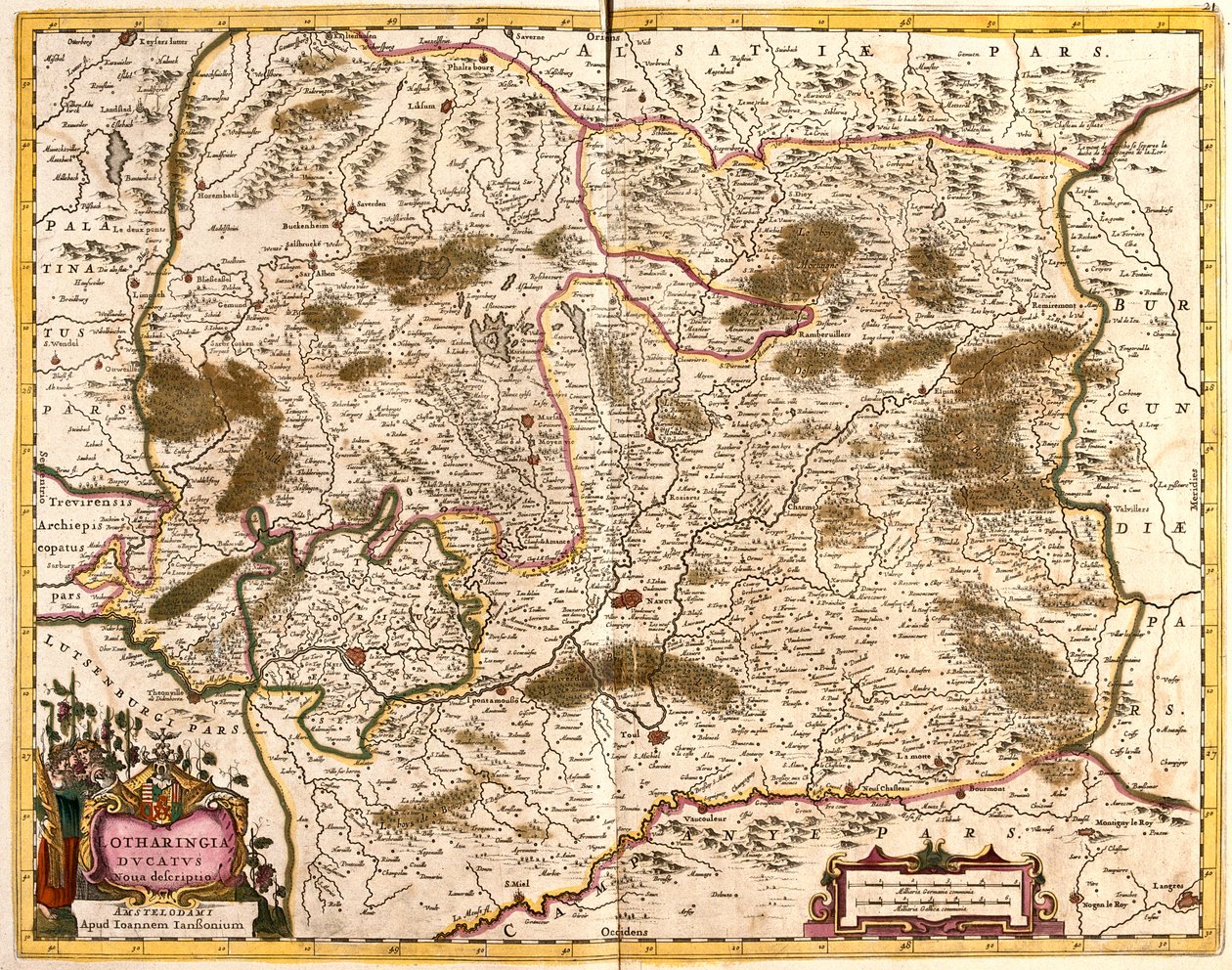 Lothringen, Frankreich von Frederick de Wit