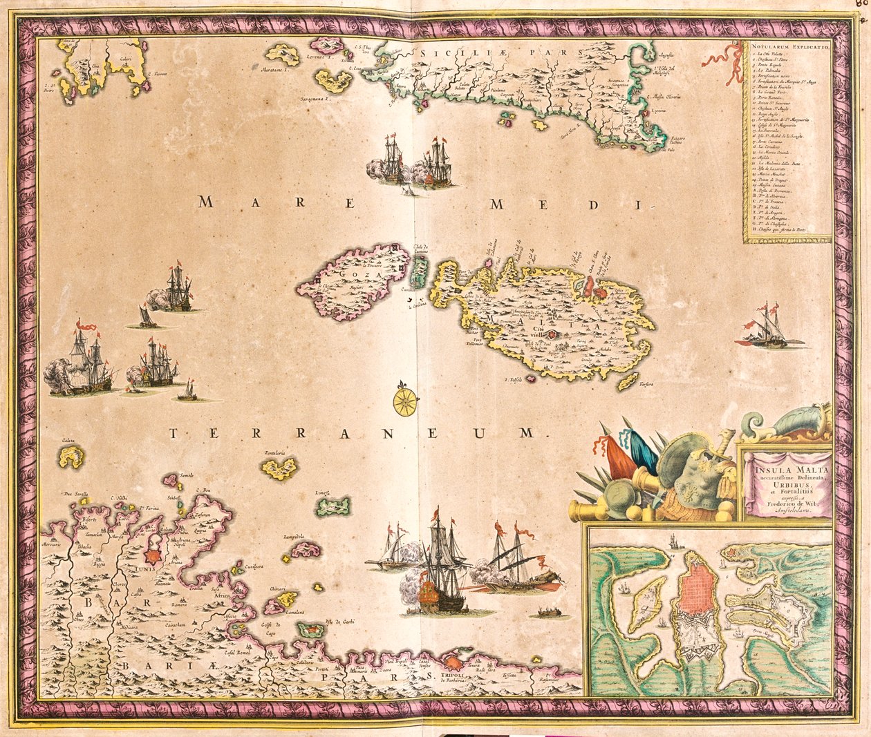 Malta von Frederick de Wit