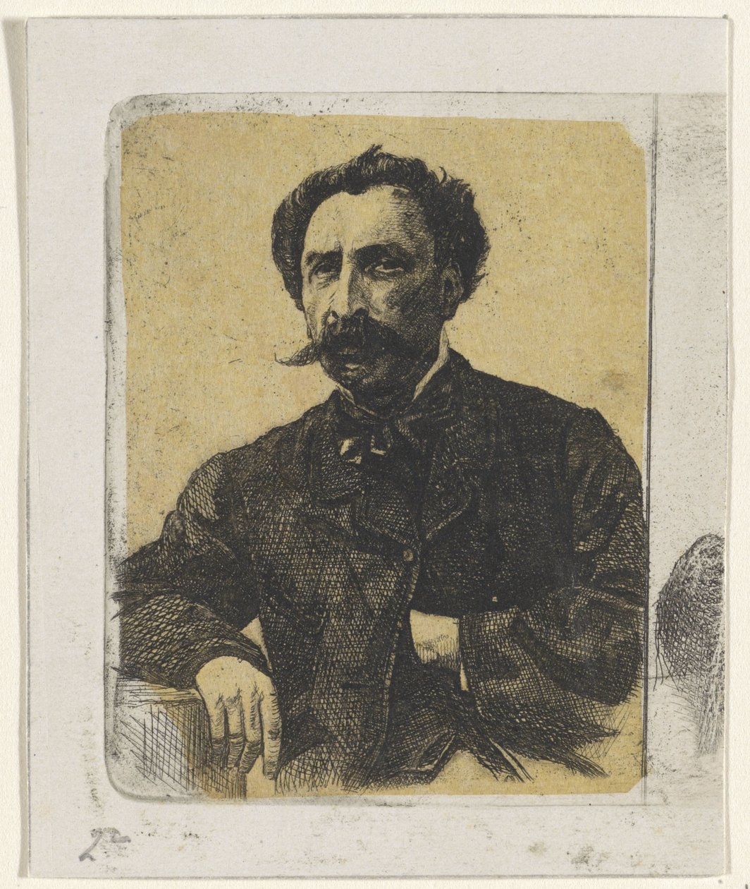 Porträt von Samuel Verveer von Frederik Hendrik Weissenbruch