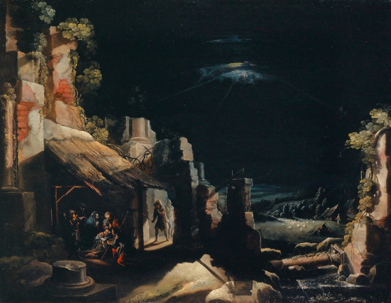 Die Anbetung der Hirten von Frederik Valckenborch