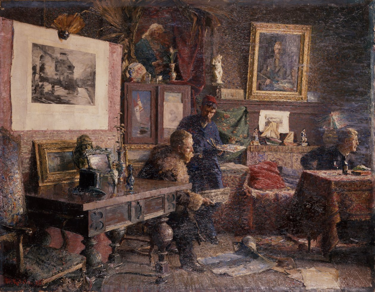Das Atelier von Fredrik Kolstoe