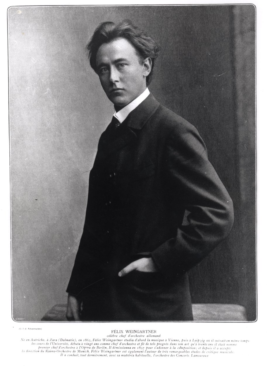 Felix Weingartner (1863-1942) 1903 von French Photographer