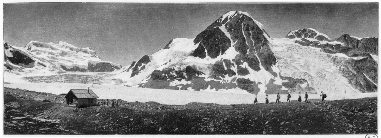 Grand Combin, ca. 1900 von French Photographer