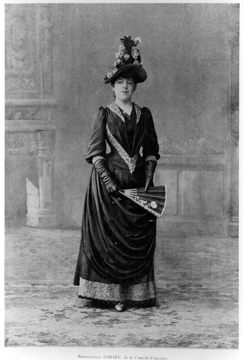 Jeanne Samary, 1890 von French Photographer