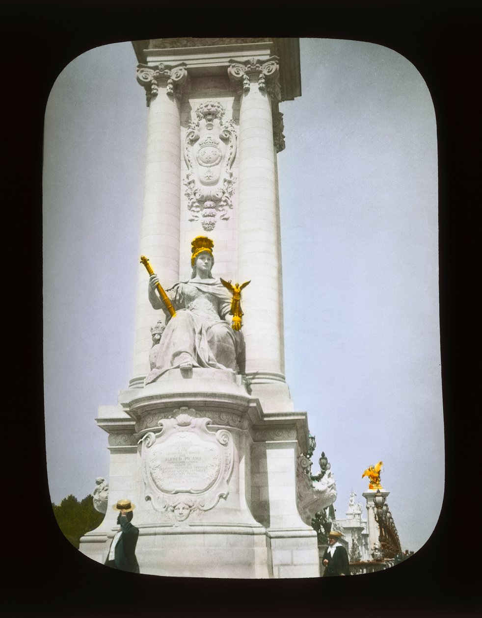 Pariser Ausstellung: Pont Alexandre III, Paris, 1900 von French Photographer