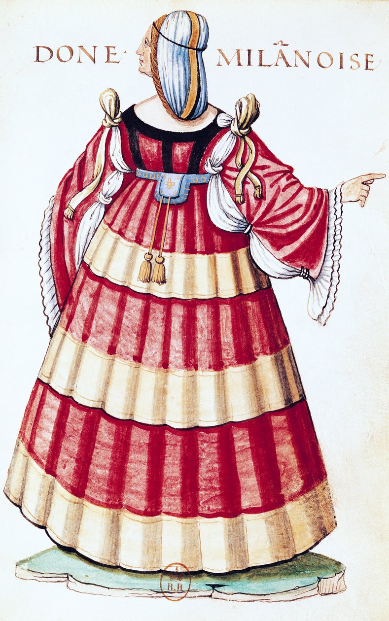Eine Mailänder Dame von French School