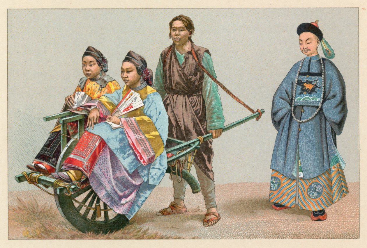 Asiatische Tracht von French School