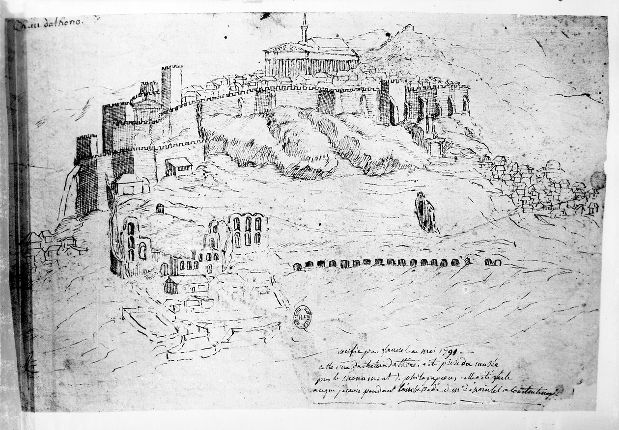 Athen, 1791 von French School