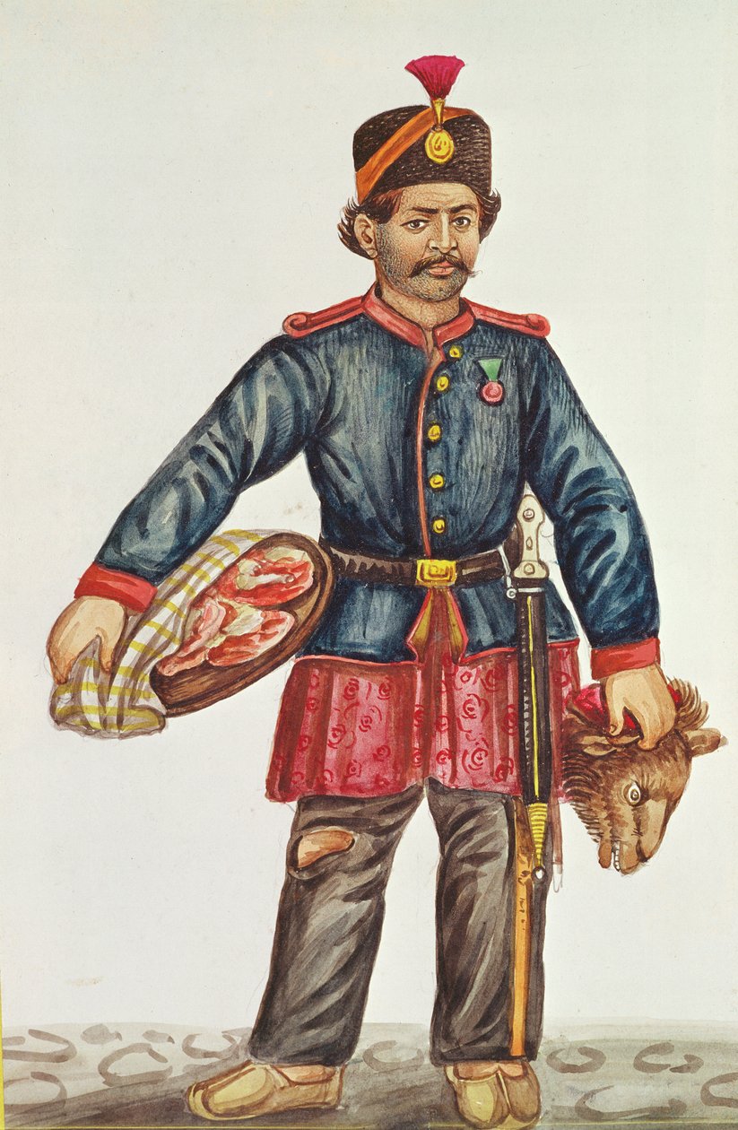 Metzger in Persien von French School