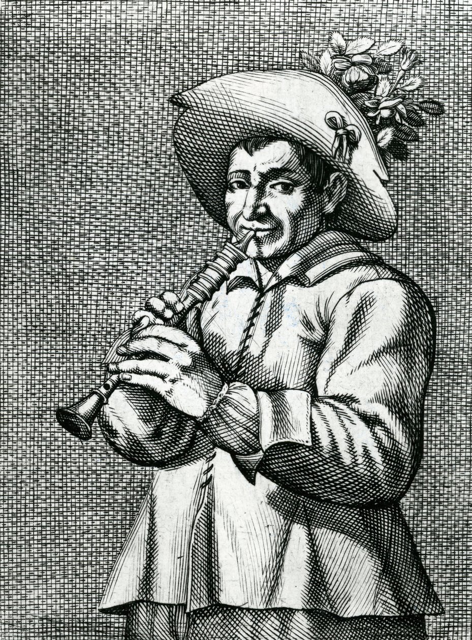 Französischer Musiker von French School