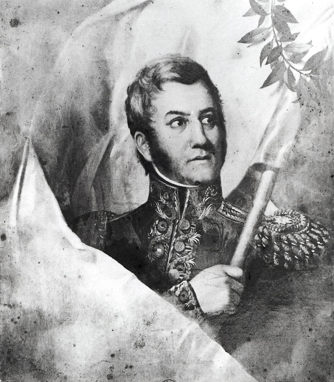 General Jose de San Martin (1778-1850) von French School