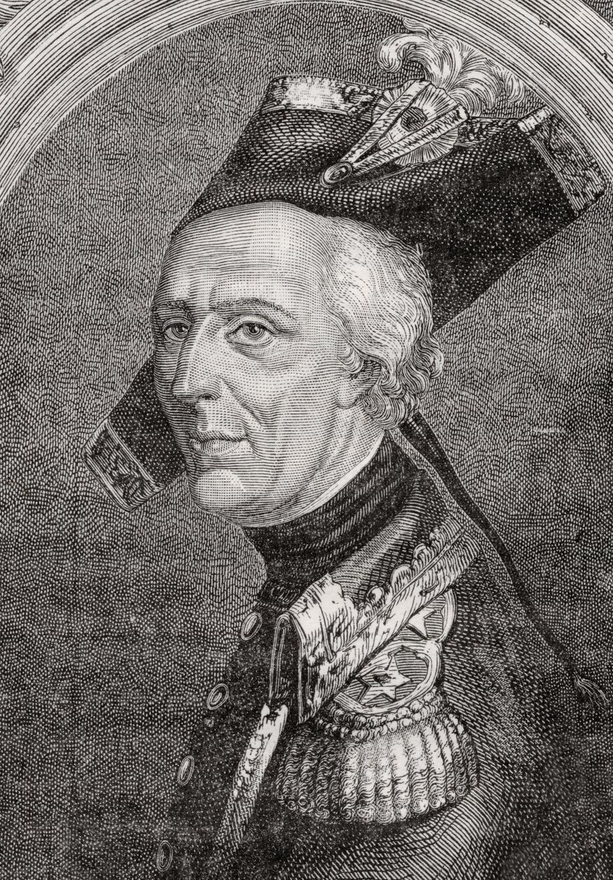 General Luc Auguste Dagobert de Fontenaille (1736-94) von French School