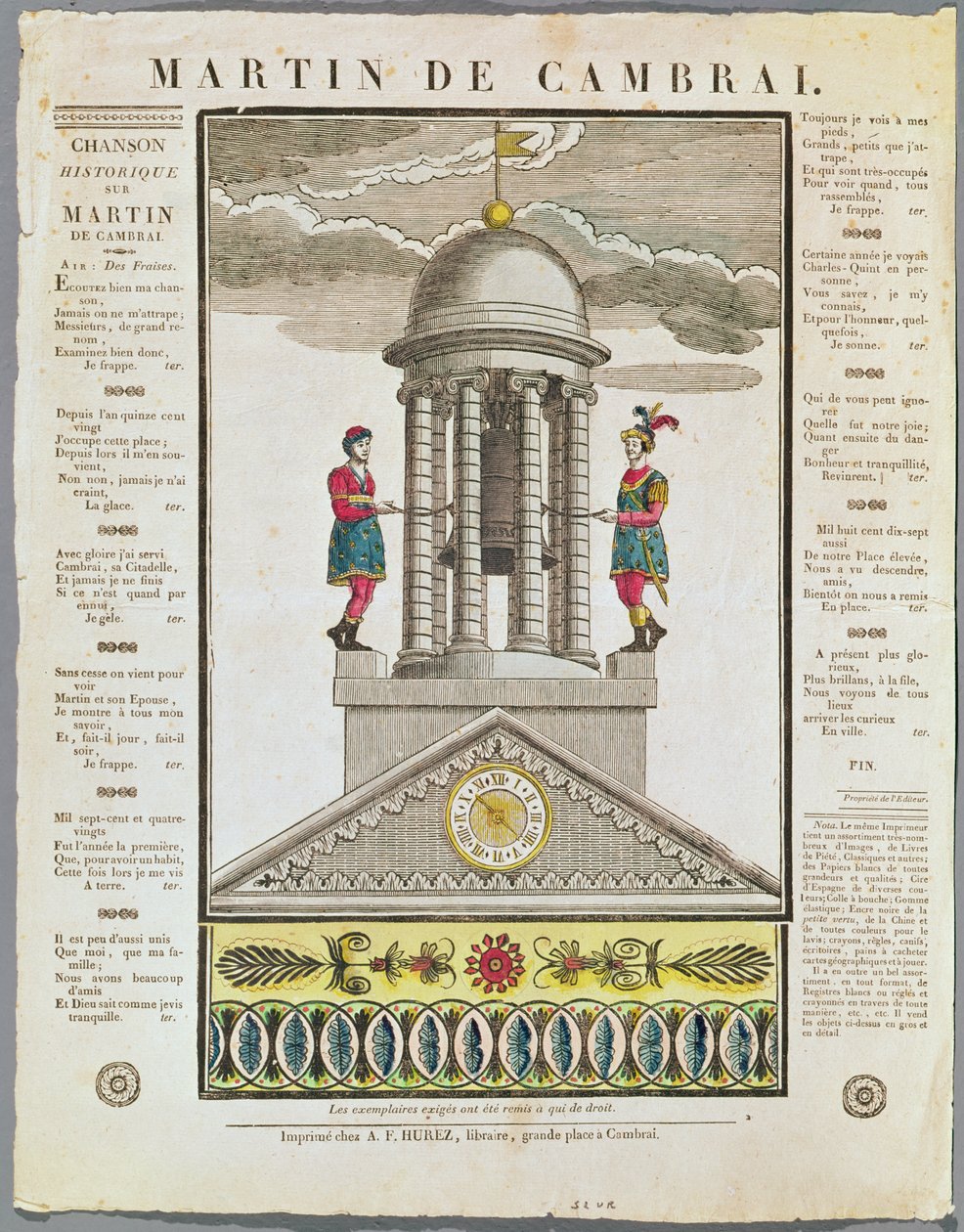 Illustrierter Liedtext für 