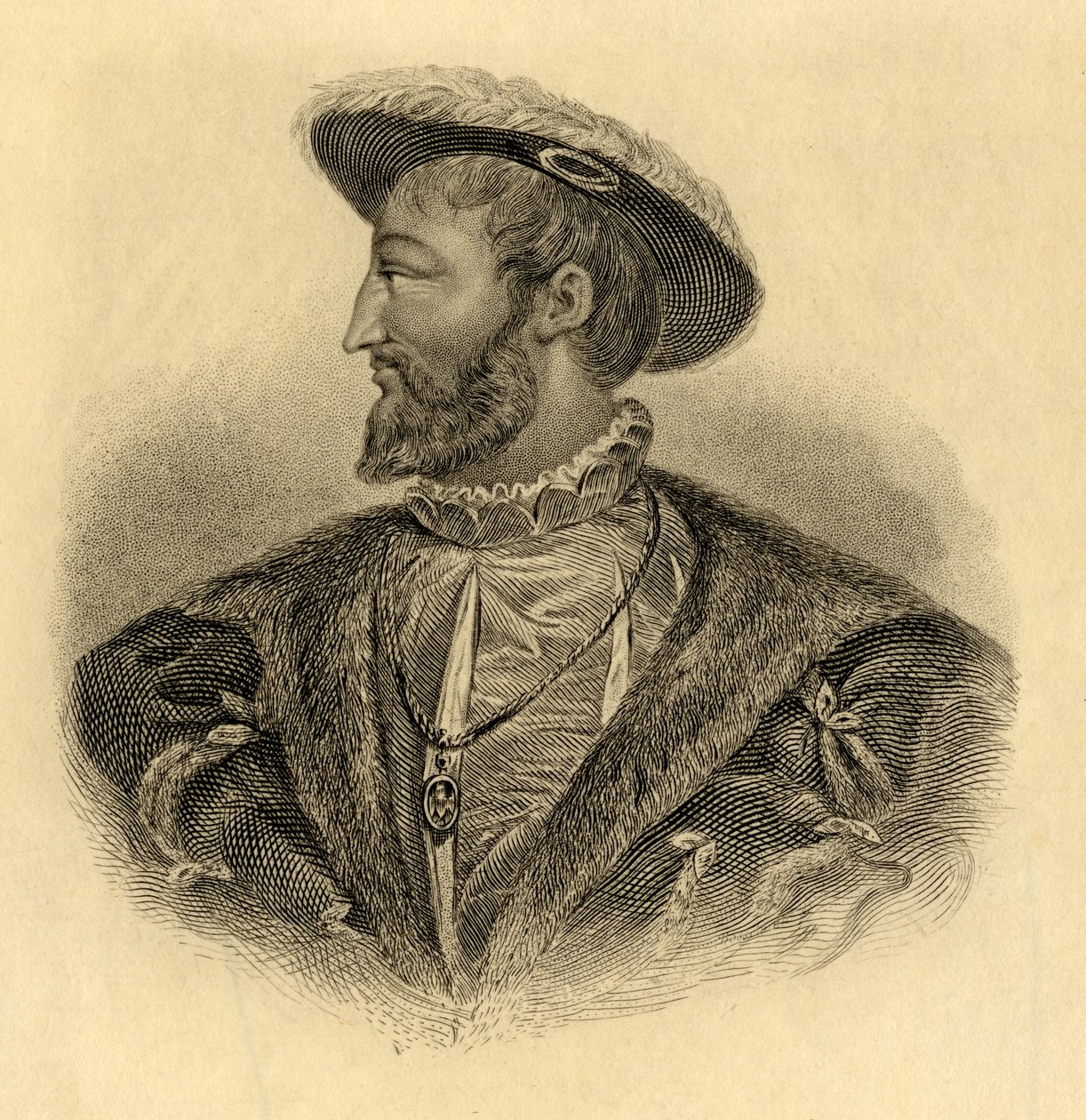 König Franz I. (1494-1547) von French School