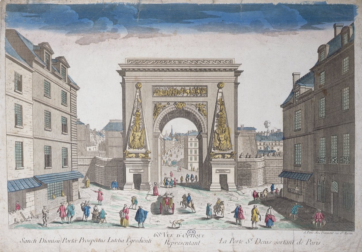 La Porte Saint-Denis von French School