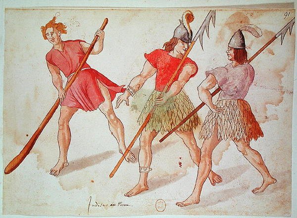 Peruanische Indianer, 1572 von French School