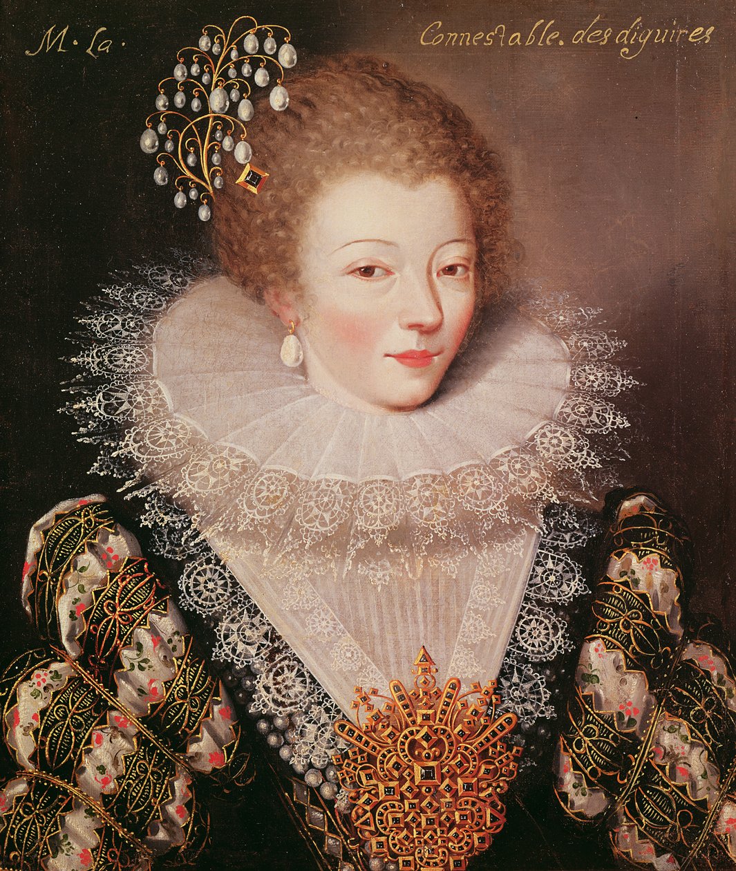 Porträt von Marie Vignon (c.1576-1657) von French School