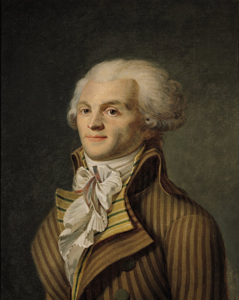 Porträt von Maximilien de Robespierre (1758-94) von French School