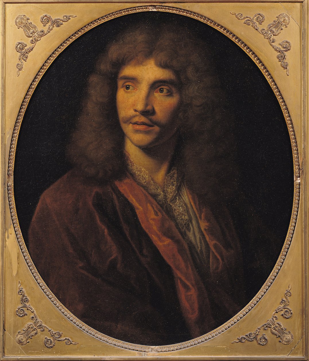 Porträt von Molière (1622-73) von French School