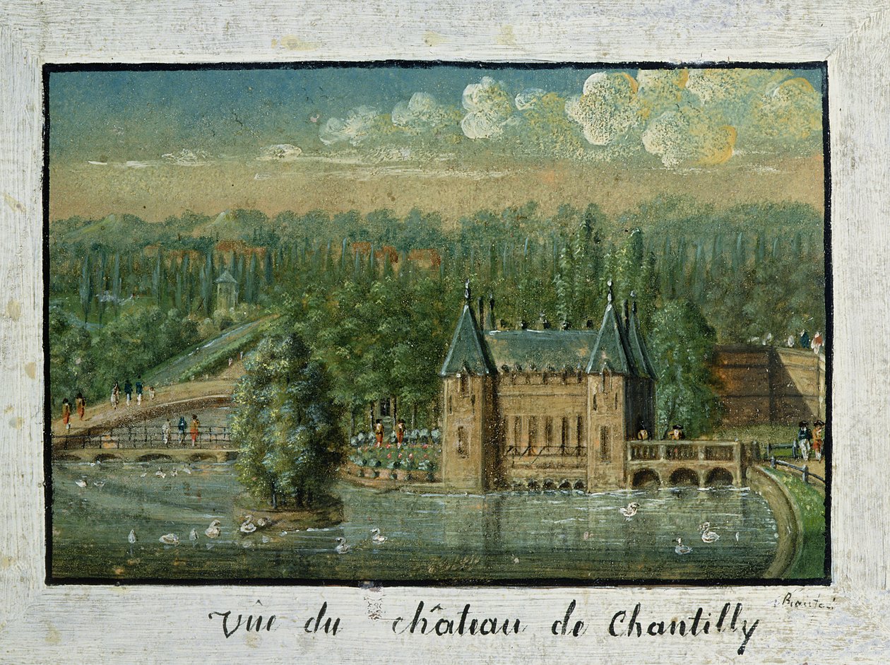 Das Schloss Chantilly von French School