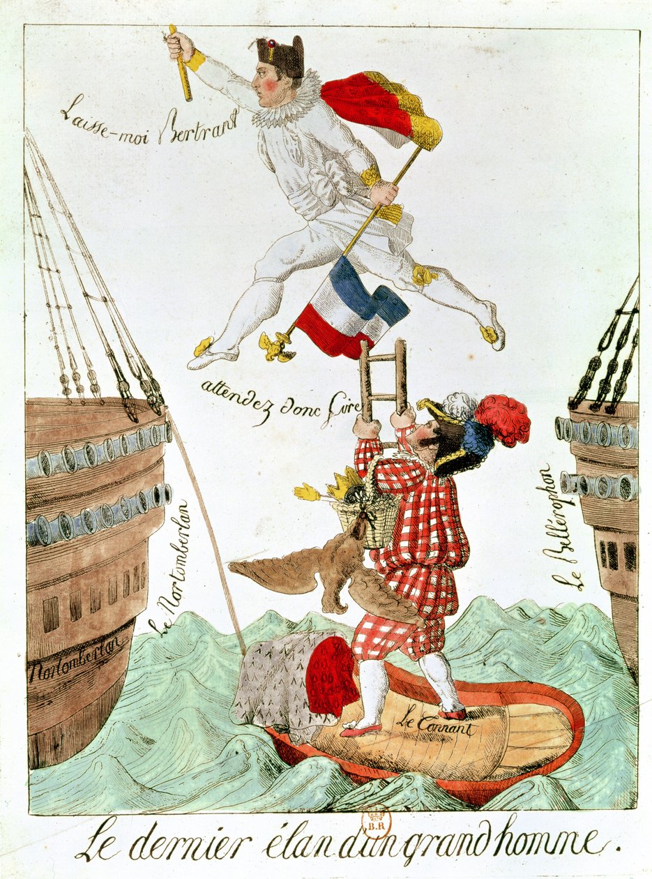 Der letzte Sprung eines großen Mannes von French School
