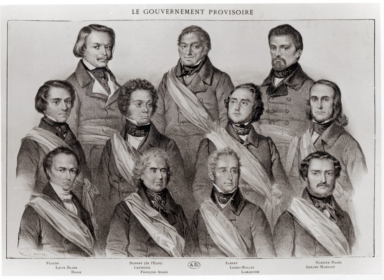 Die provisorische Regierung von 1848 von French School
