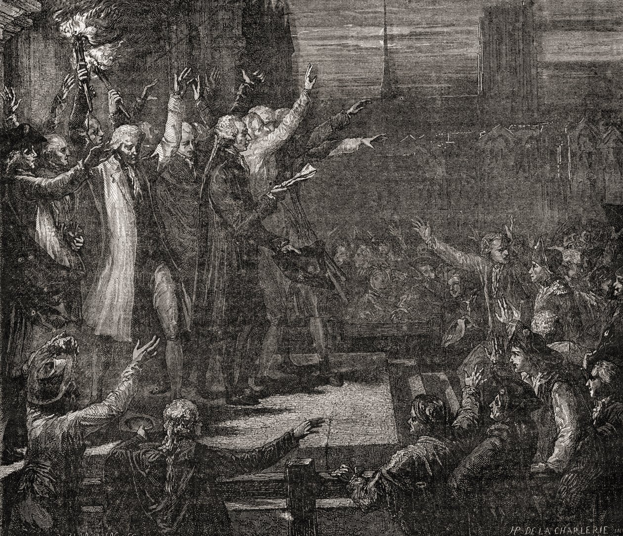 Die Durchführung eines zivilen Eides von French School