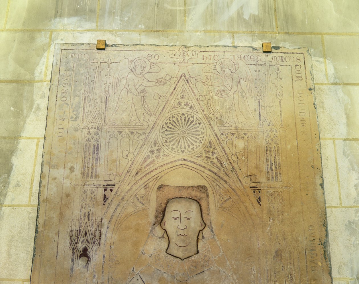 Grabstein von Magister Johannes, 1340 von French School