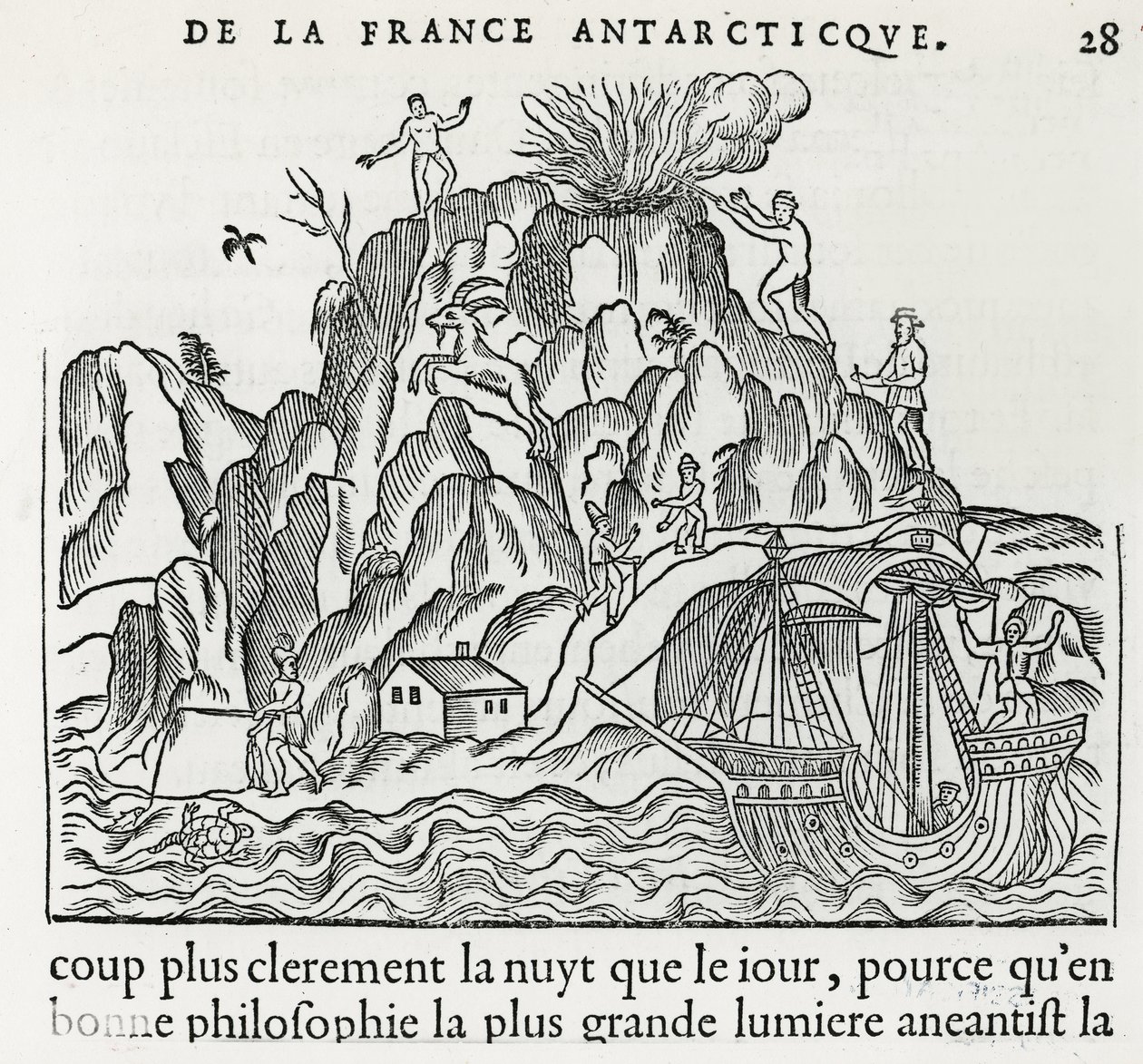 Vulkan, 1558 von French School