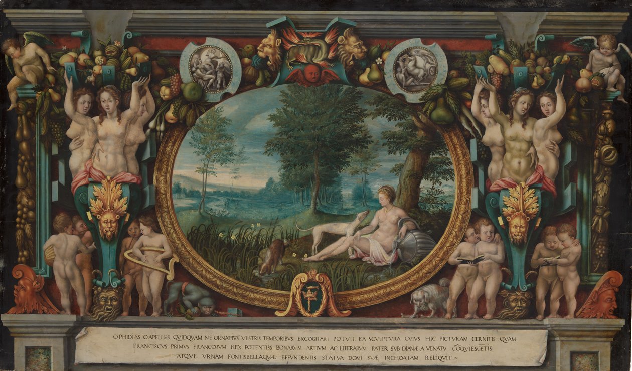 Die Nymphe von Fontainebleau von French