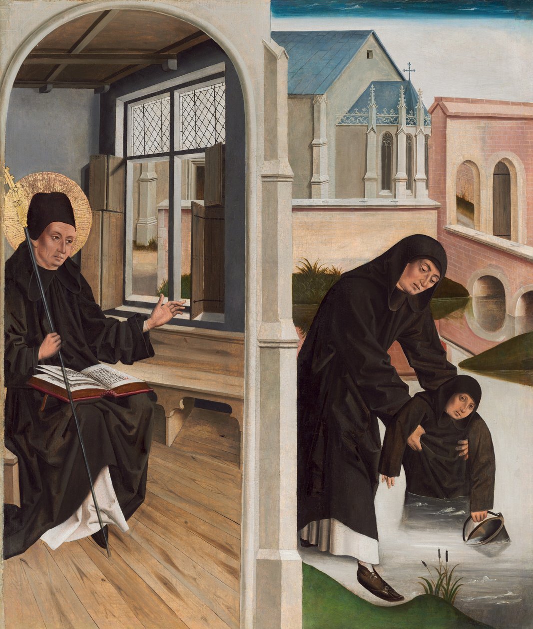 Ein Wunder des Heiligen Benedikt von French 15th Century