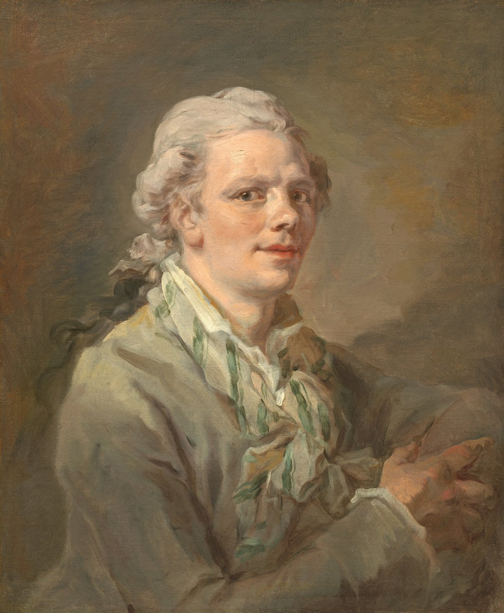 Porträt eines jungen Mannes von French 18th Century