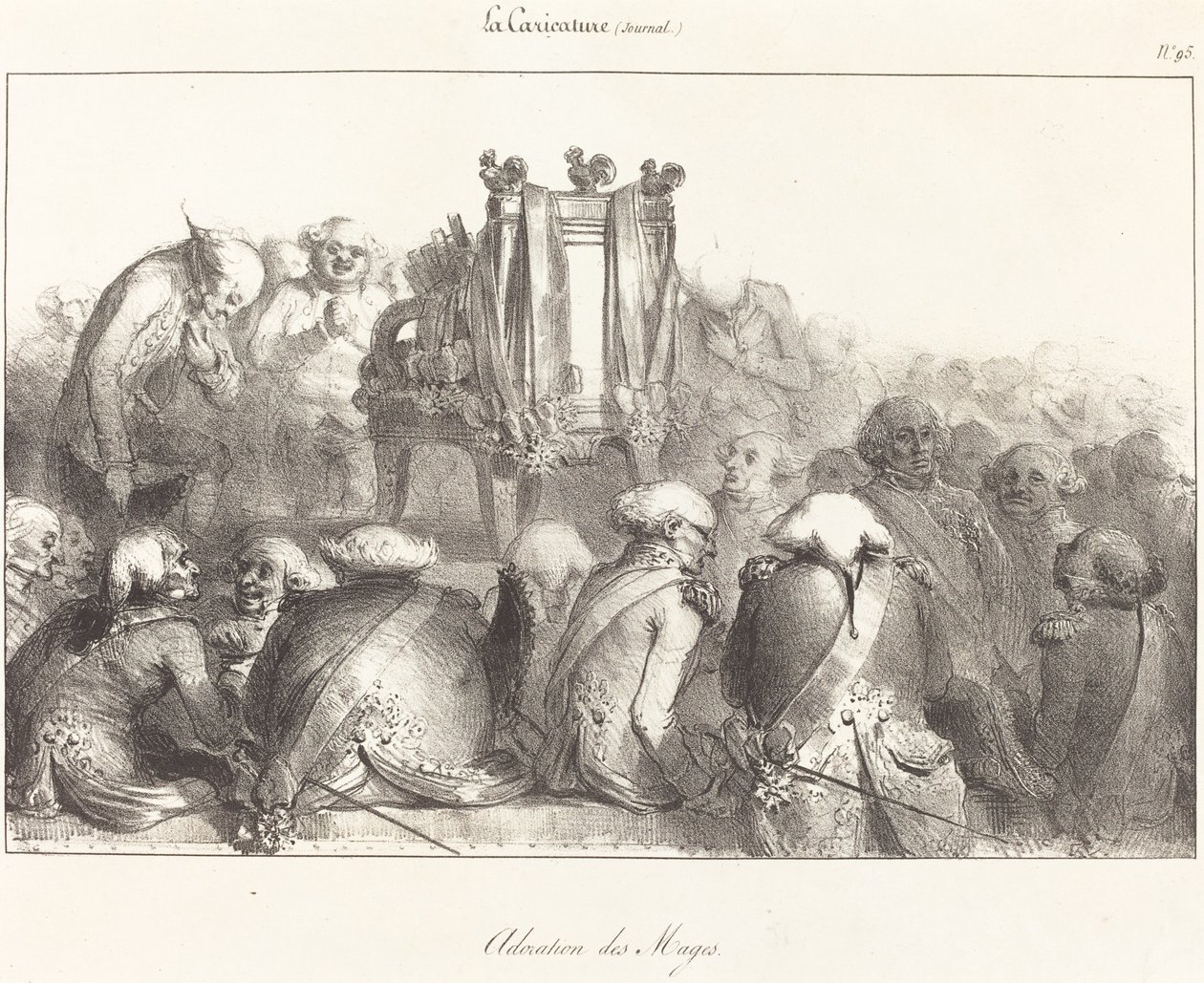 Anbetung der Könige von French 19th Century