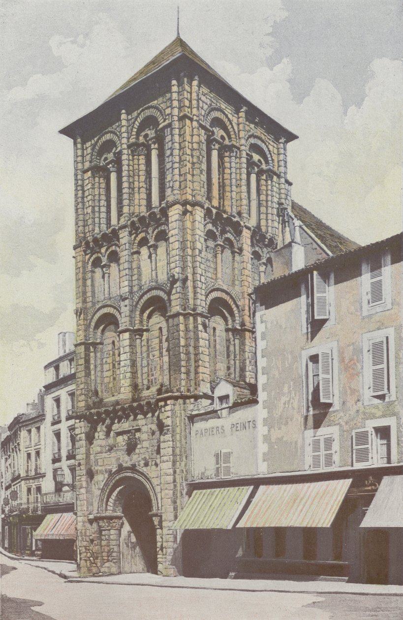 Poitiers, Kirche Saint-Porchaire, Glockenturm von French Photographer