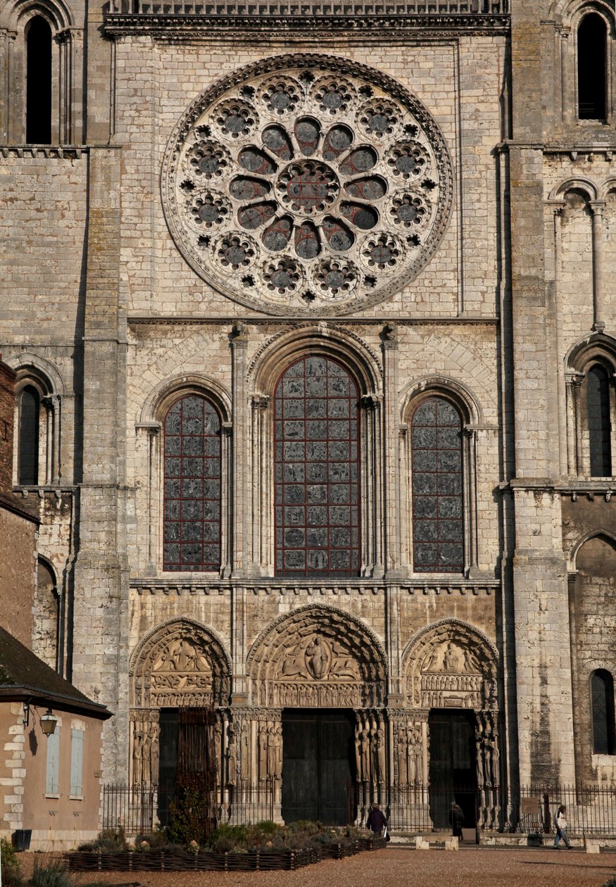 Ansicht der Westfassade von French School
