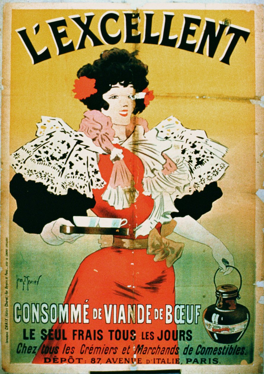 Werbung für LExcellent Rinderconsommé von French School
