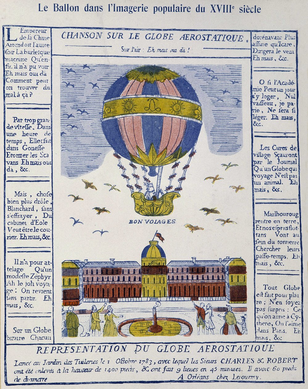 Aerostat: Lied über den aerostatischen Globus von French School